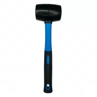 Киянка резиновая с фиберглассовой рукояткой 750 гр, черная